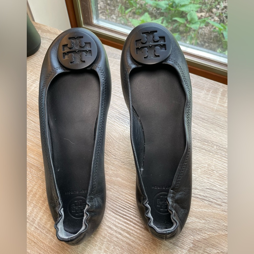 Tory Burch Minnie travel ballet flats Sz 8.